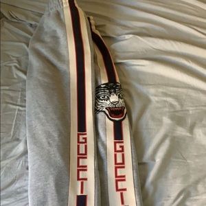 Grey Cotten Gucci sweats, very comfortable.